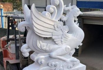 青岛精美朱雀石雕，饱览中国文化之美