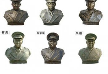 青岛近代名人铜雕头像雕塑