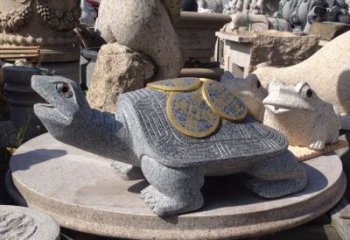 青岛精致静谧的大乌龟雕塑