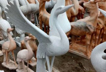 青岛丹顶鹤雕塑，令您汲取自然之美