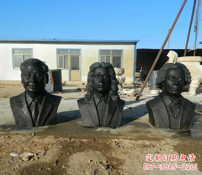 青岛校园名人铜雕