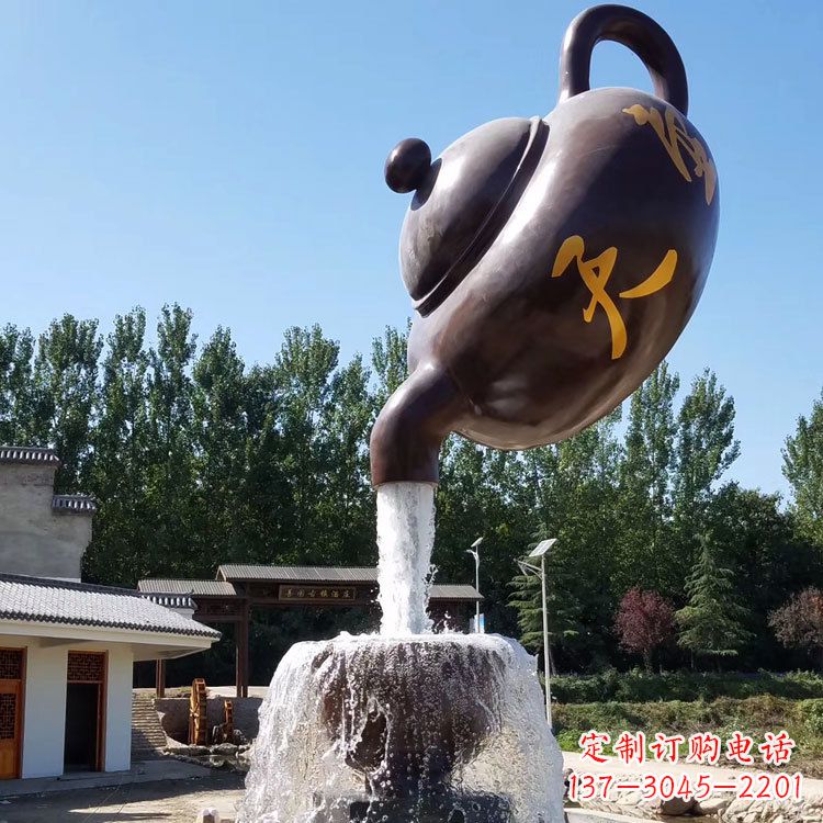 青岛悬空天壶流水喷泉
