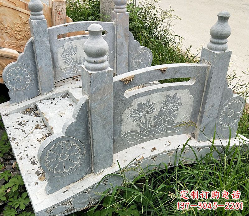 青岛园林仿古石栏板景观石雕_1 (2)