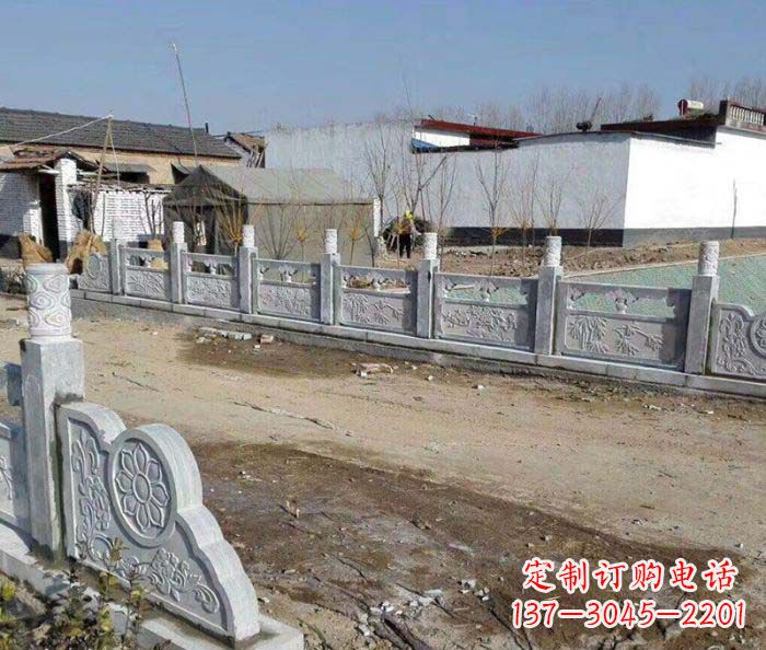 青岛园林景观仿古栏板石雕