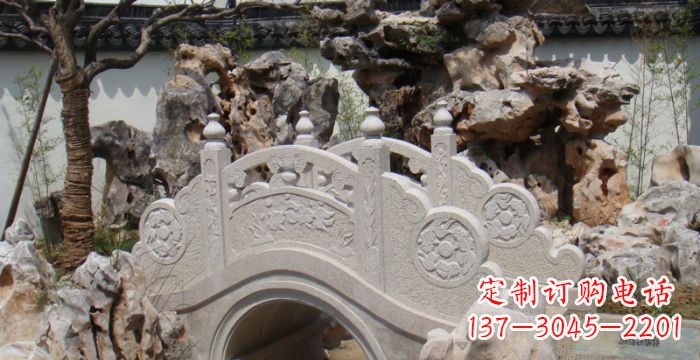 青岛园林小型石拱桥