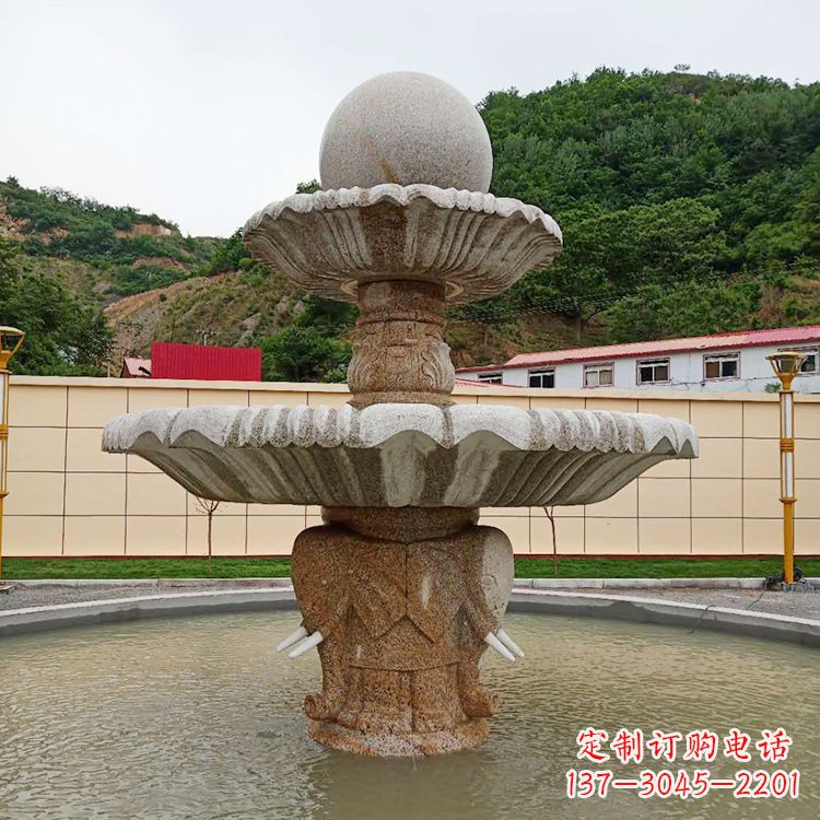 青岛中式喷泉石雕