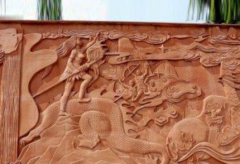 青岛中国远古文化浮雕