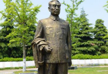 青岛周总理伟人铜雕