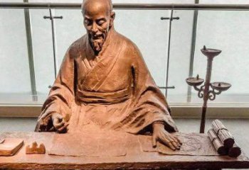 青岛祖冲之圆周率情景小品雕塑-中国古代数学家著名历史人物